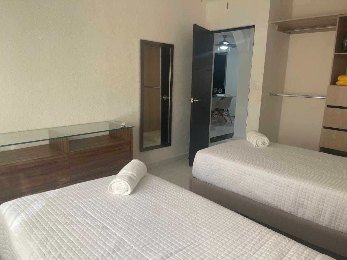 Deco 2 Downtown 3 Bed Apartment Renewed Cancun Luaran gambar